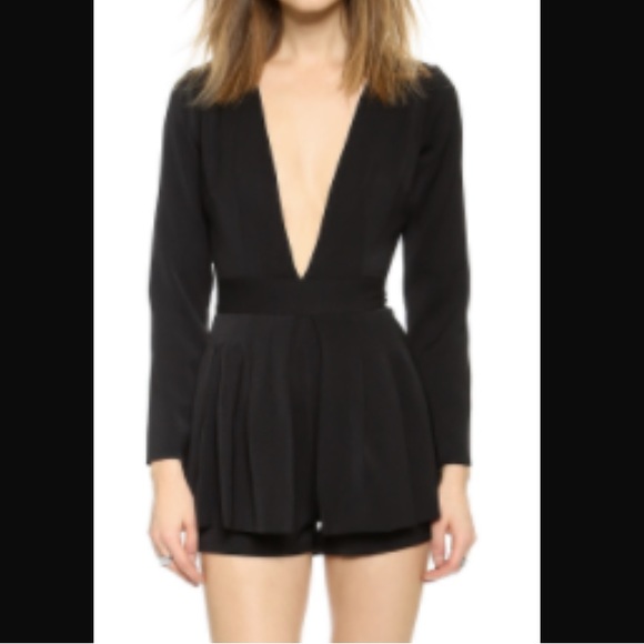 Lovers + Friends Love Always Black romper size medium - Picture 4 of 9